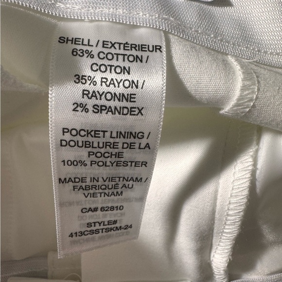 Ricki's Perfect Stretch Skinny Pants White Size 16 NWT Brand New - Picture 8 of 10